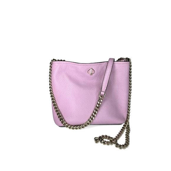 Kate Spade Handbags - Kate Spade Polly Small Convertible Crossbody Bag Orchid Purple Pebbled Leather